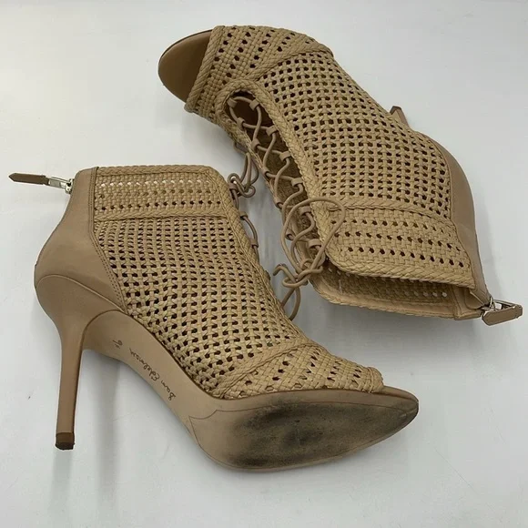 Sam Edelman Abbie style lace up peep toe bootie - Picture 5 of 7